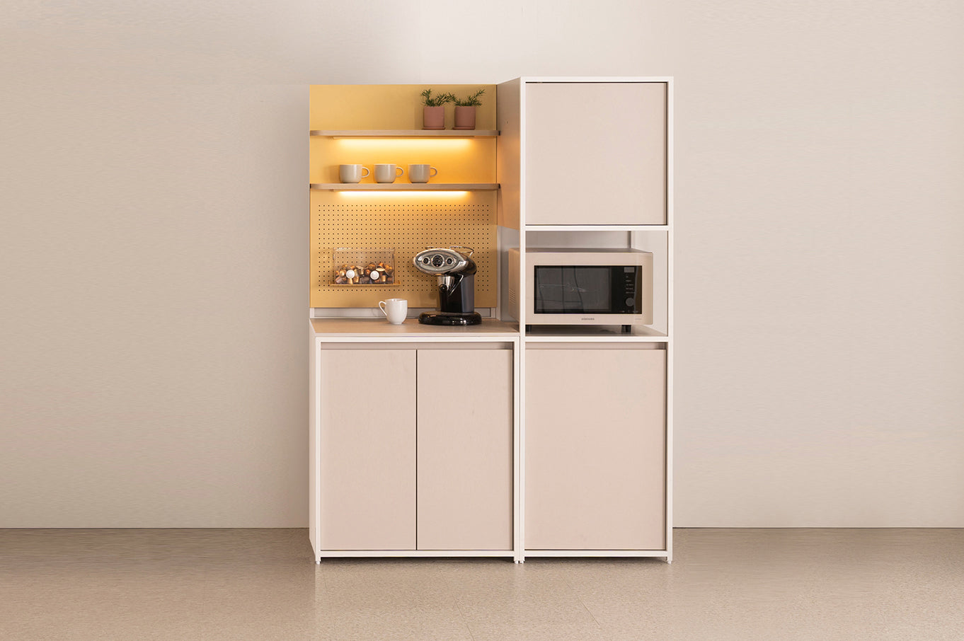 Palette Cafe System Cabinet Set 1400 (accept pre-order)