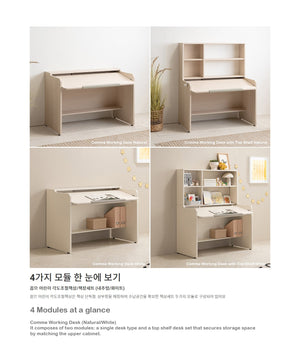 [40% off] COMME Junior Working Desk with Top Shelf (accept pre-order)