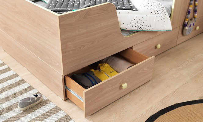 FAMILY TRIP Mini House Bed with 3 Drawers (accept pre-order)