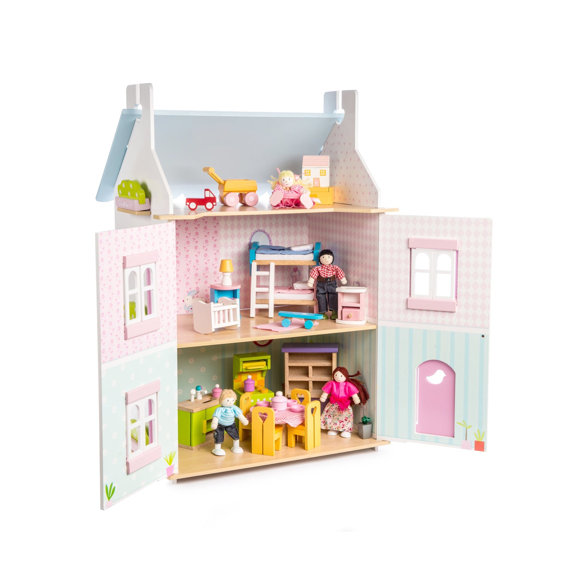 Bluebird Dolls House & Furniture Set (accept pre-order)