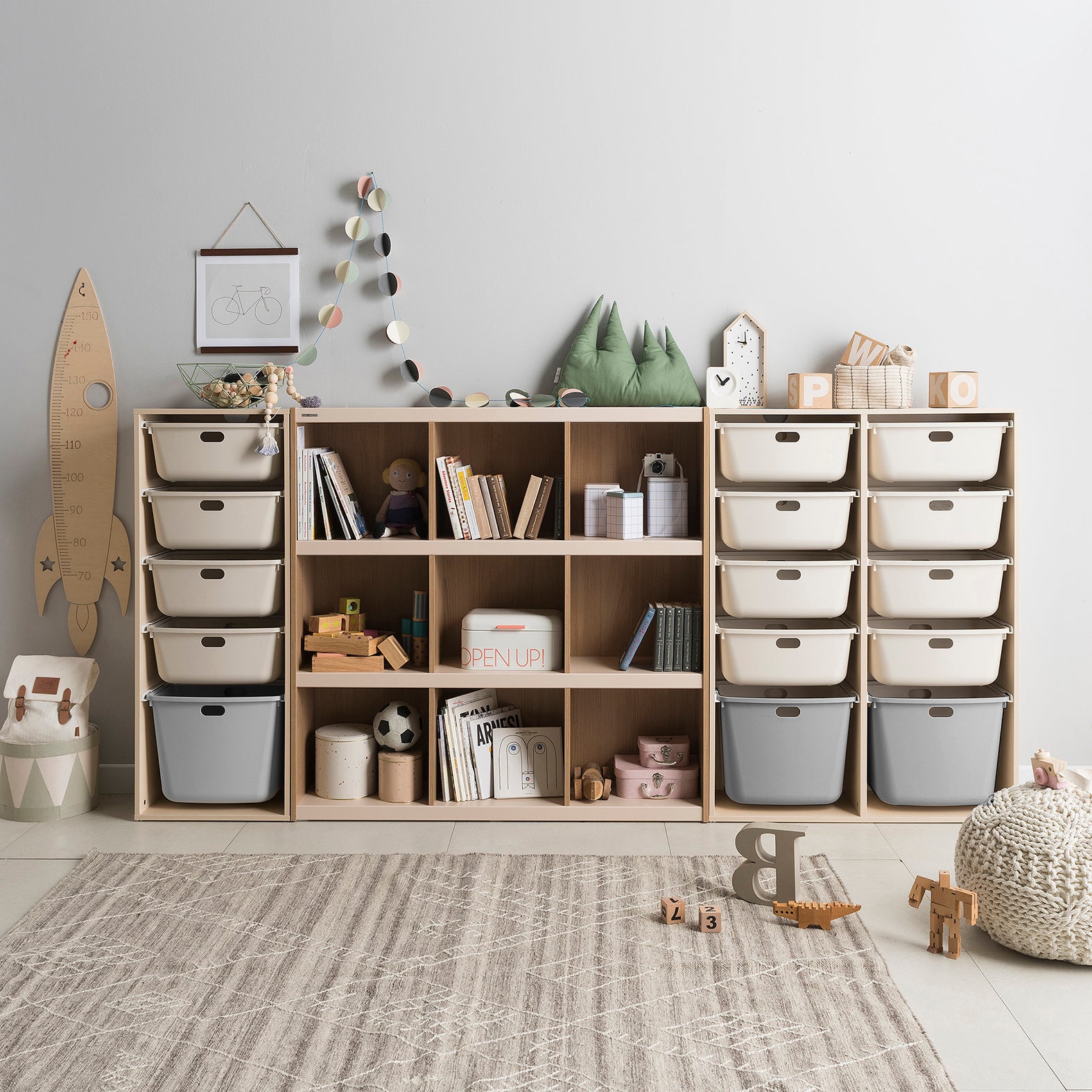 TIDY UP Bookshelf Cabinet Set (accept pre-order)