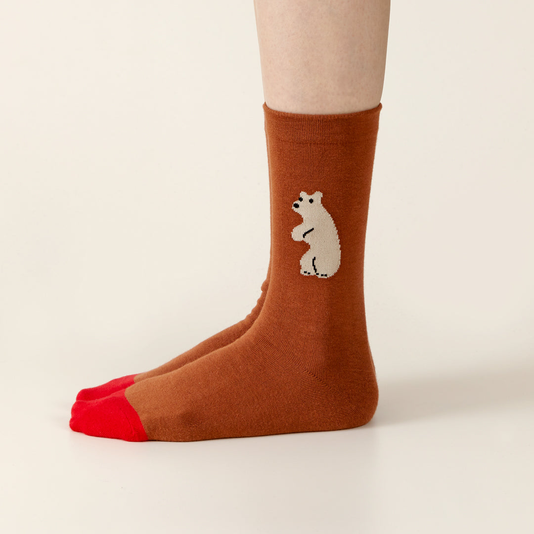 Socks - Huggy Bear Brown