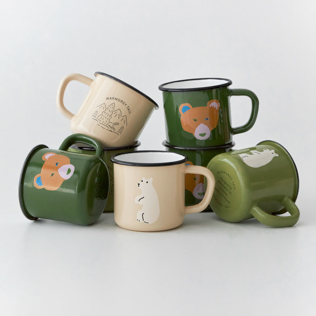 Huggy Bear Olive Mug Cup