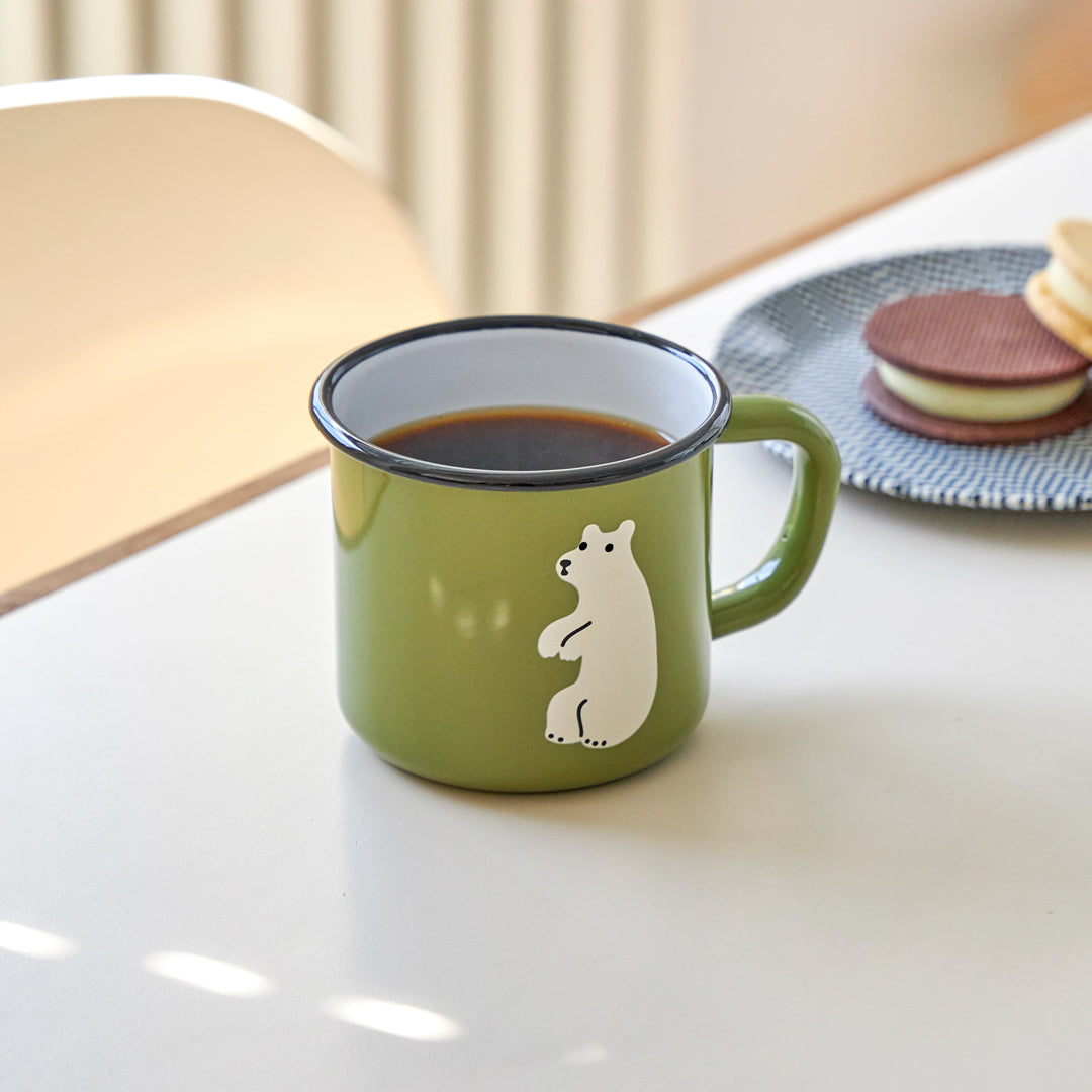 Huggy Bear Olive Mug Cup