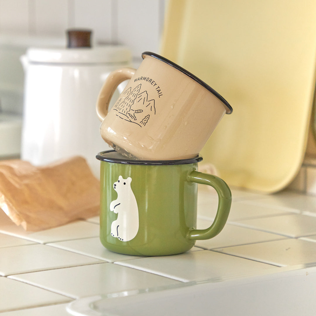 Huggy Bear Olive Mug Cup