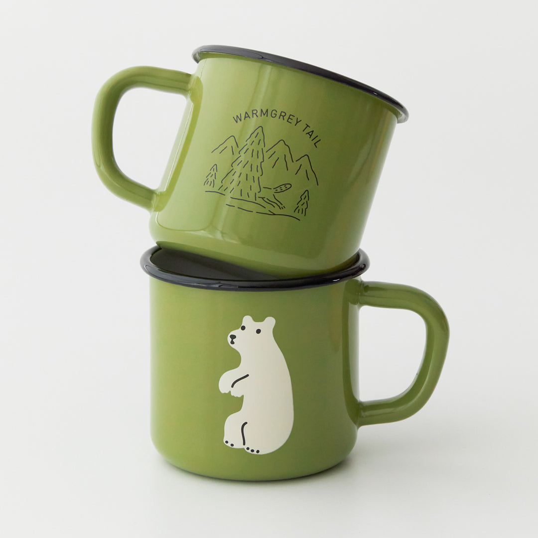 Huggy Bear Olive Mug Cup