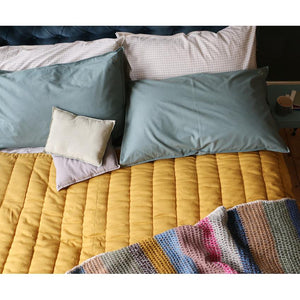 Hand Quilted Blanket - Ochre