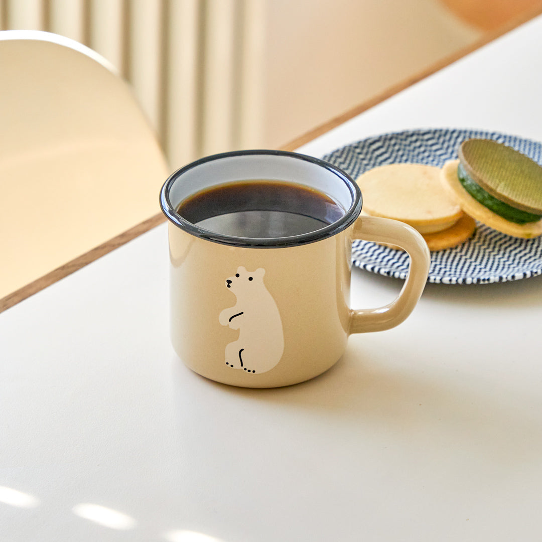 Huggy Bear Beige Mug Cup