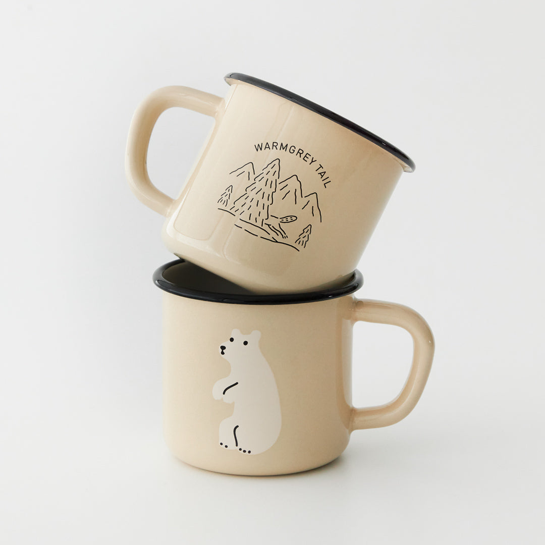 Huggy Bear Beige Mug Cup