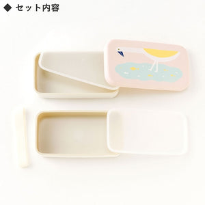 IROHA Cute Japanese Bird Rectangle Lunch Box