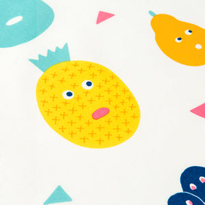 IROHA Cute Japanese Fruit Mix Print Picnic Cloth