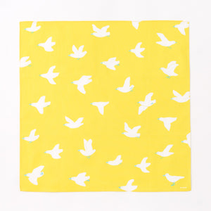 IROHA Cute Japanese Yellow Bird Print Picnic Cloth