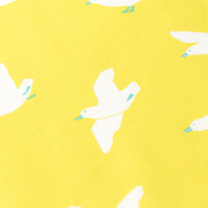IROHA Cute Japanese Yellow Bird Print Picnic Cloth