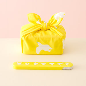 IROHA Cute Japanese Yellow Bird Print Picnic Cloth