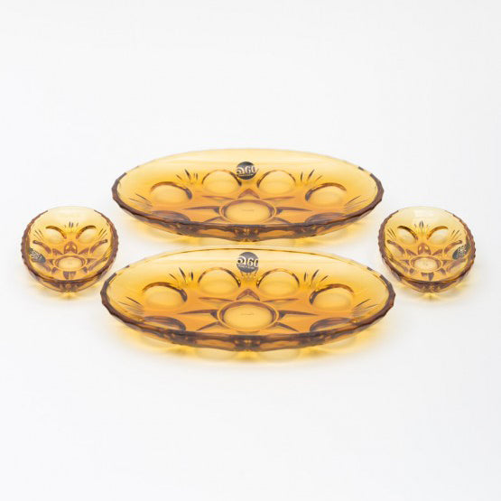 ISHIZUKA ADERIA 60 Amber Plate Set