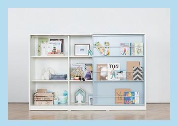 COMME ISMINE Bookshelf 1800 Blue
