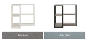 Module+ 2- Level Corner Shelf 800
