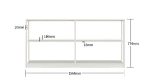 Module+ 2-Level Shelf 1600