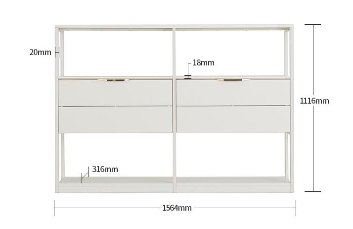 [30% off] Module+ 3-Level Drawer 02 1600 White