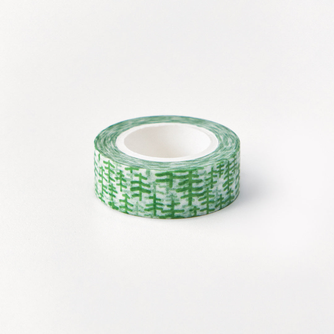 Masking Tape - Tree & Tree Green