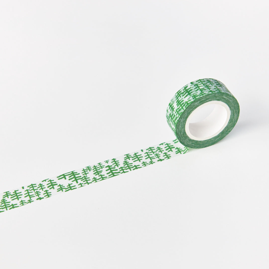 Masking Tape - Tree & Tree Green