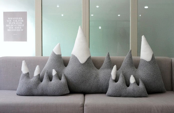 Snowy Mountain Cushion