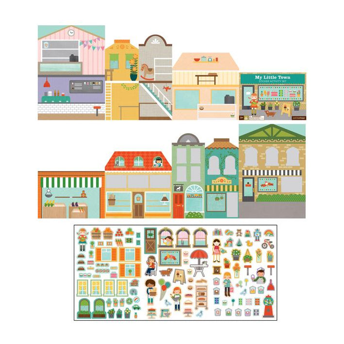 Petit Collage Sticker Activity Set - My Little Town