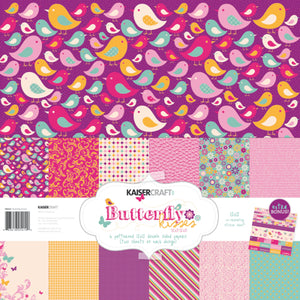 Butterfly Kisses Paper Pack with BONUS Sticker Sheet