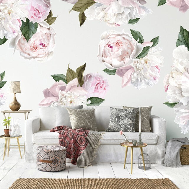 Easy Wall Sticker - Peonies