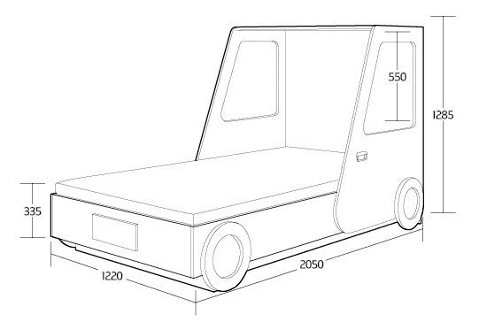 TTWI TTWI Racing Car Bed (accept pre-order)