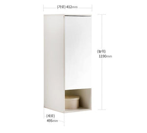 New Comme 4-Layer Side Storage with Mirror (accept pre-order)