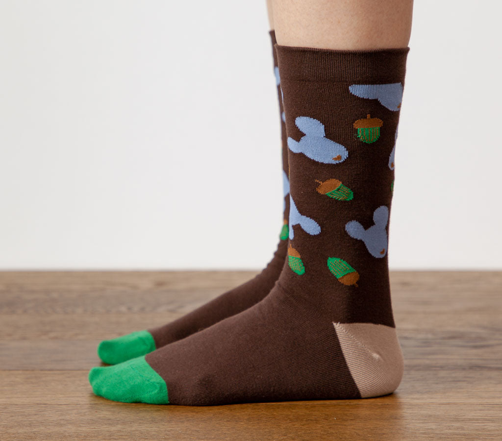 Socks - Dotori Life Brown