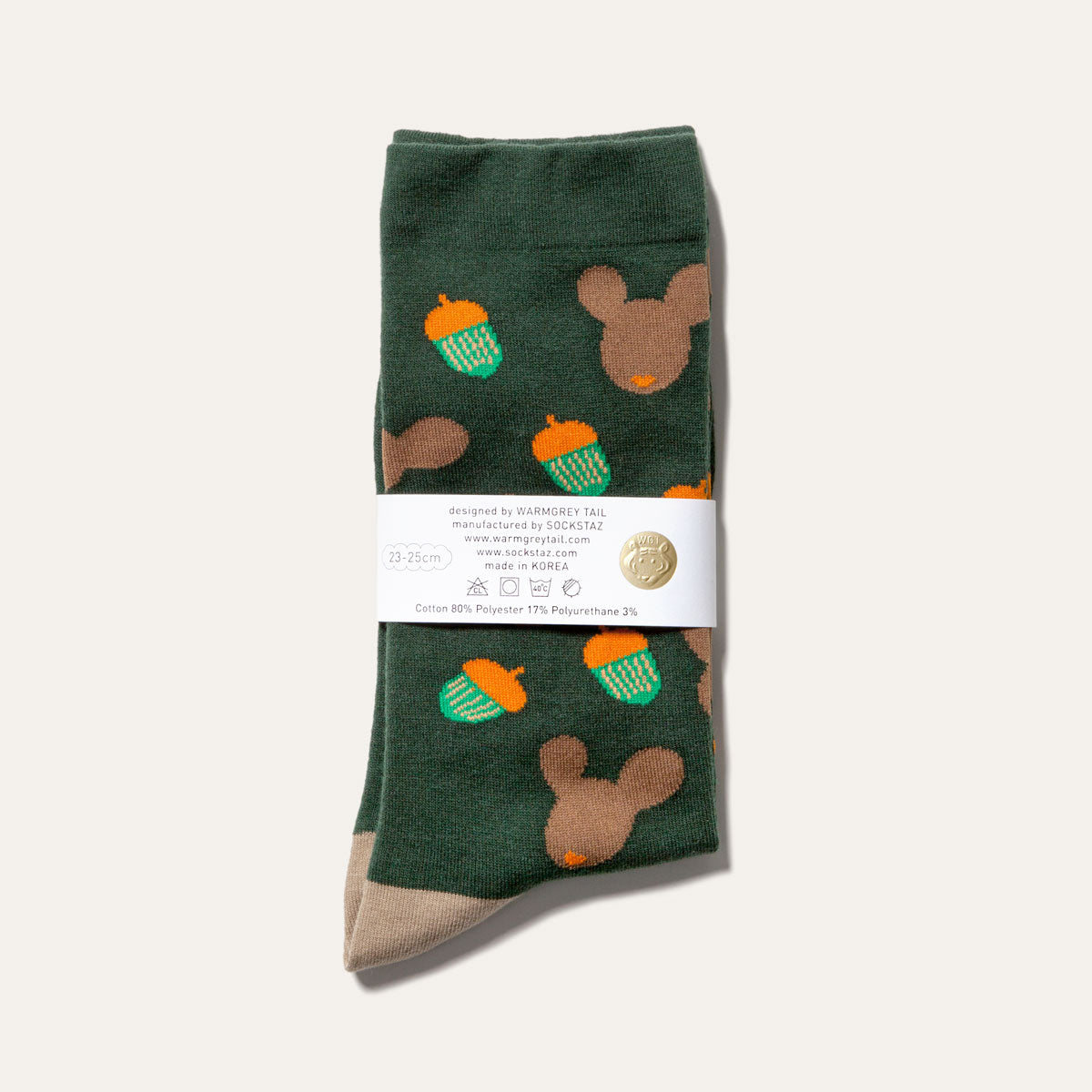 Socks - Dotori Life Green