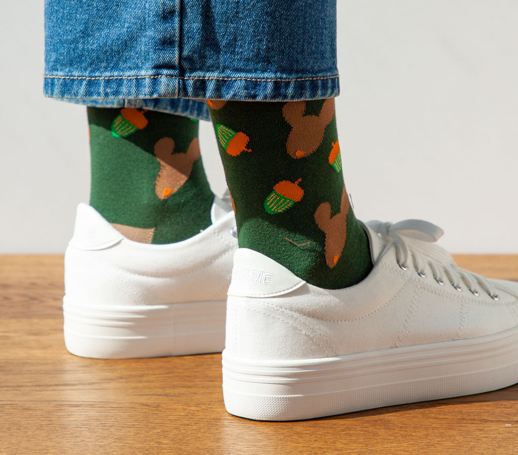 Socks - Dotori Life Green