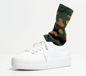 Socks - Dotori Life Green