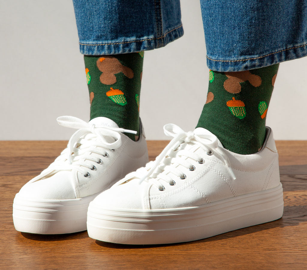 Socks - Dotori Life Green