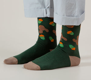 Socks - Dotori Life Green
