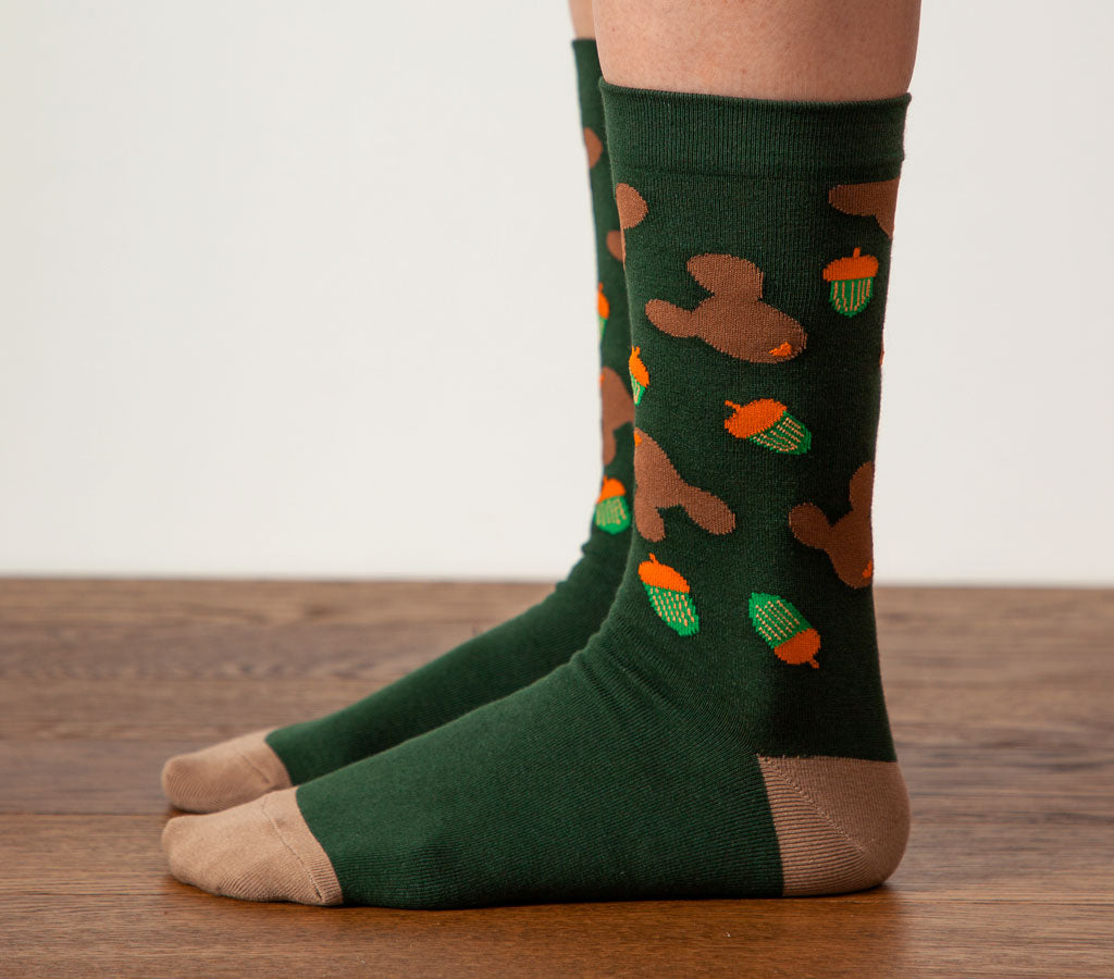 Socks - Dotori Life Green