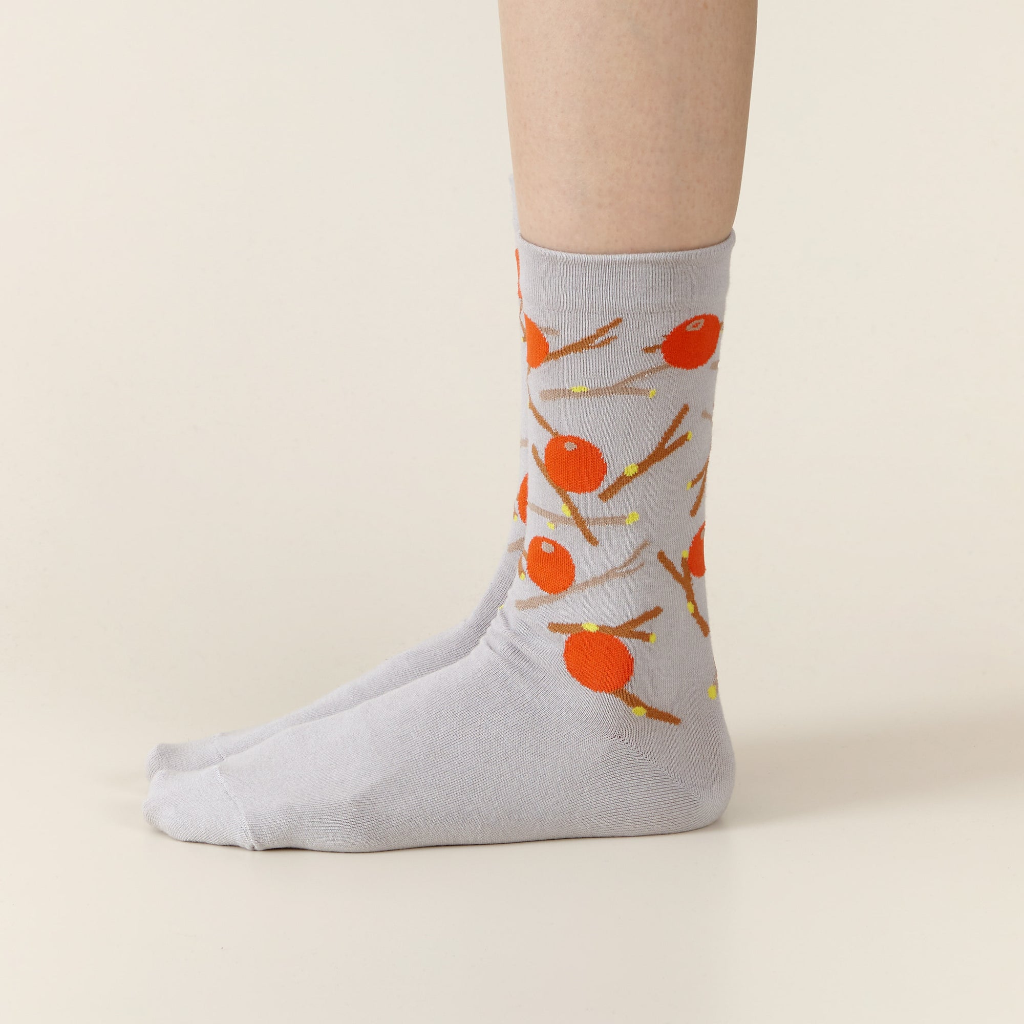 Socks - Red Fruit Grey