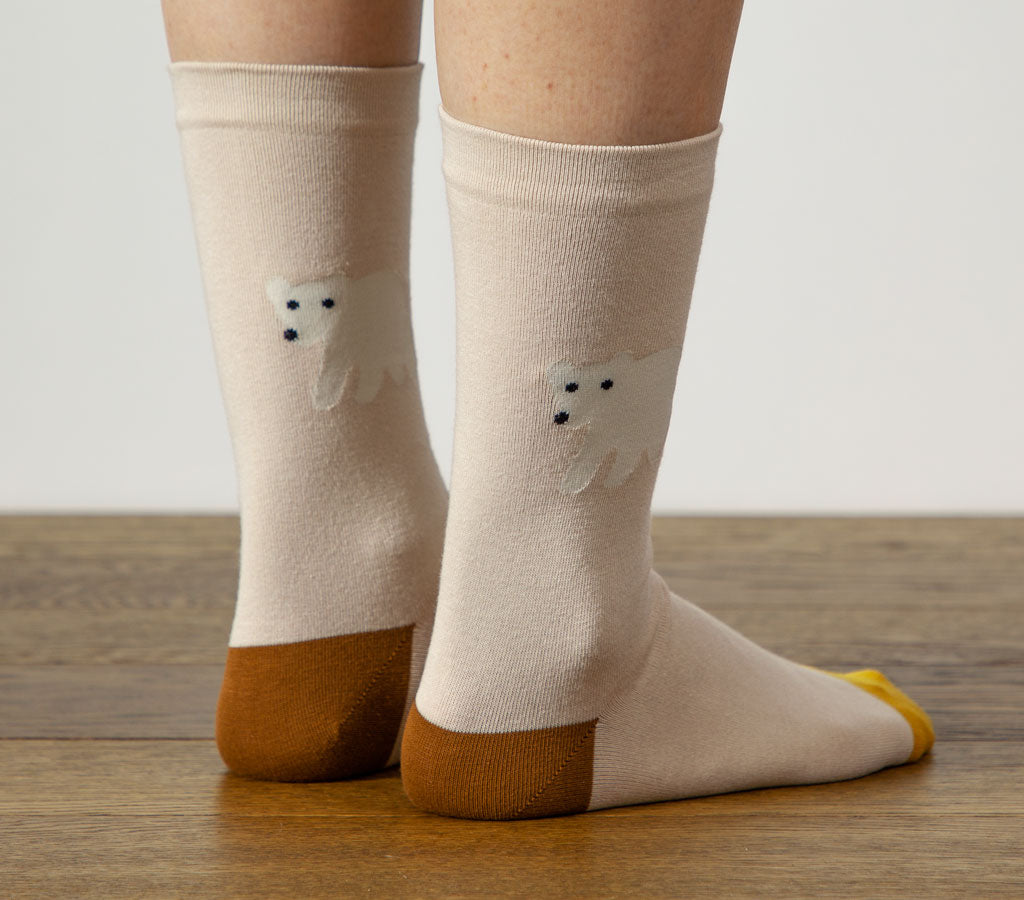 Socks - Rolling Bear Beige