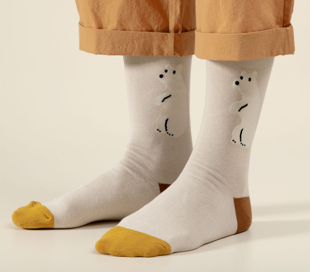 Socks - Rolling Bear Beige