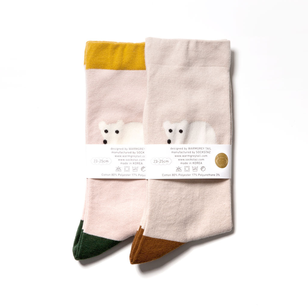 Socks - Rolling Bear Beige