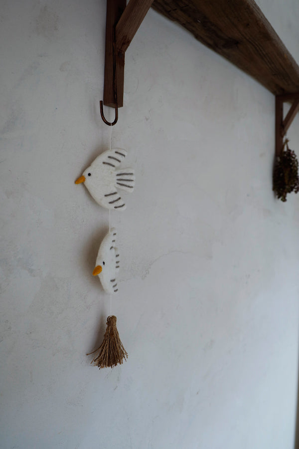 Tassel Birds Wall Hanging