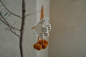 Wool Pompom Bird Wall Hanging (accept pre-order)