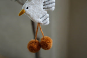 Wool Pompom Bird Wall Hanging (accept pre-order)