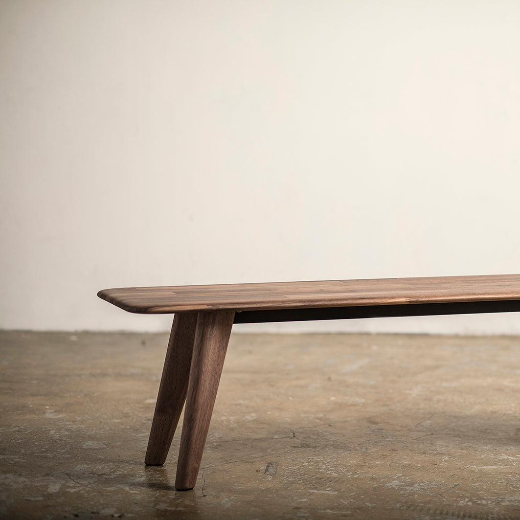 Retro Bench Walnut