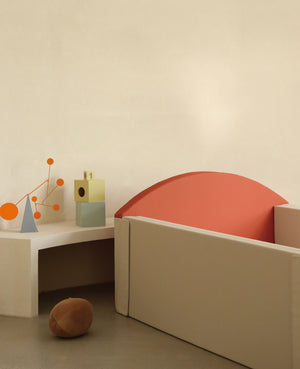 [Pre-order] Bumper Bed/ Play Mat Warm Brick S