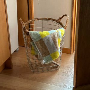 Check Towel - Sand Yellow
