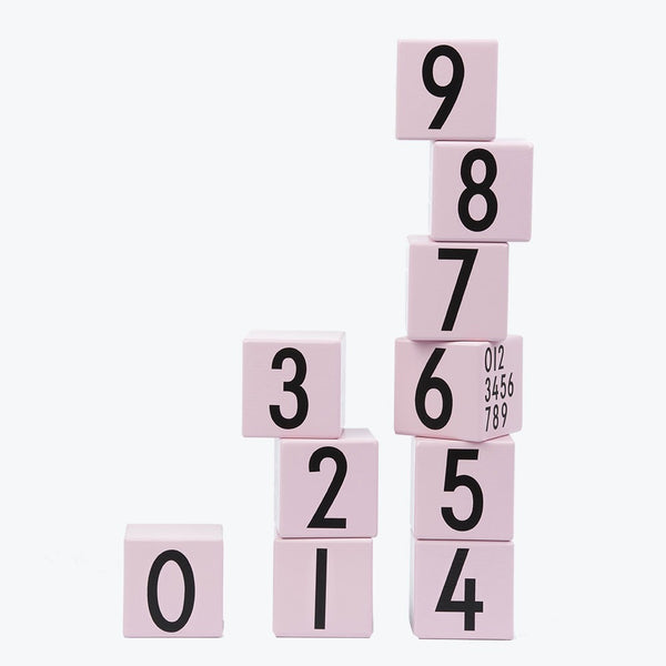 Wooden Cubes - Pink - Funny Workshop