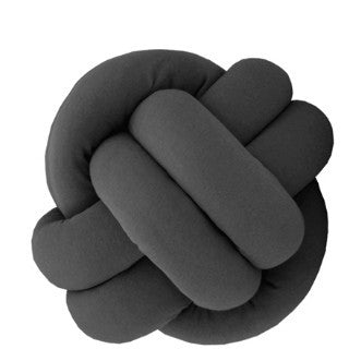 Knot Cushion Dark Grey